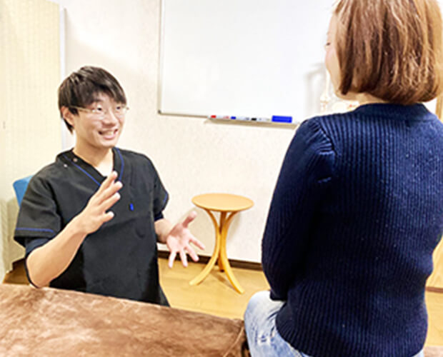 施術後の確認・日常生活での注意点