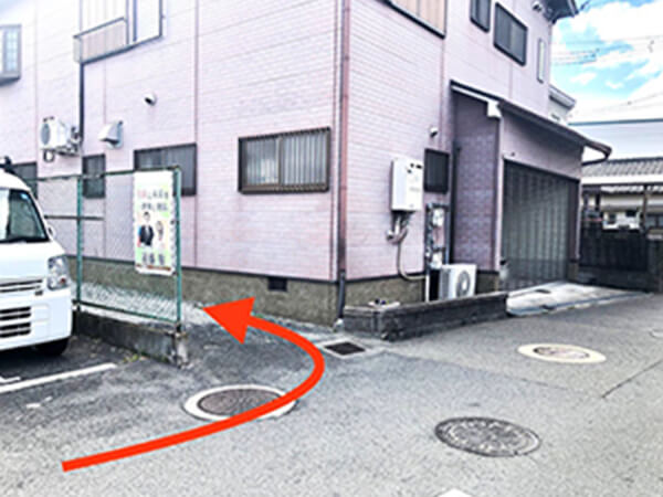 この通路に入ります